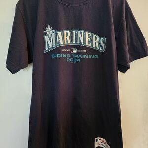 Vintage Seattle Mariners 2004 Spring Training Majestic Baseball Field Tshirt!!